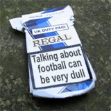 Cigarette warning