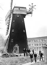The windmill in John Ruskin High School, Croydon