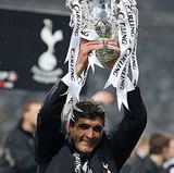 Juande Ramos with Carling Cup